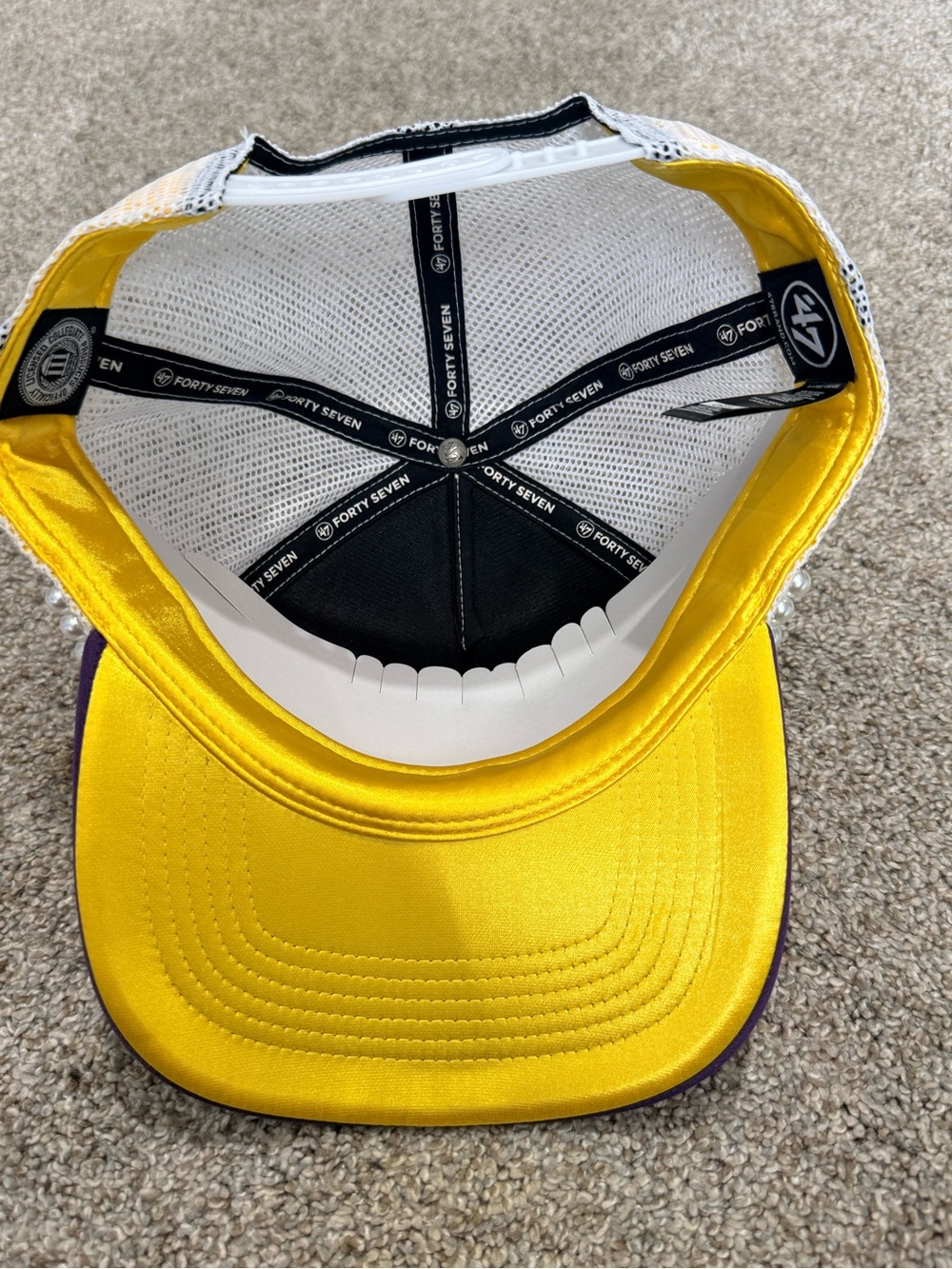 NEW 47 Brand Louisiana State Tigers LSU Rally On ’47 Hitch Fm Foam Front Hat - Picture 5 of 5